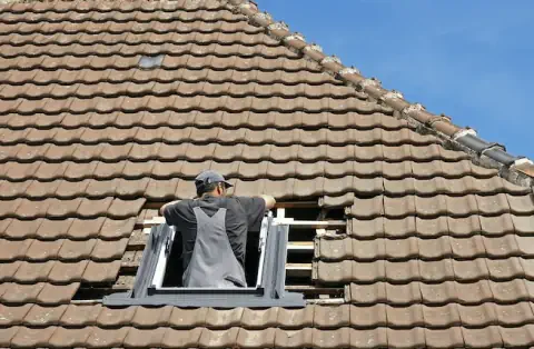 Pose de velux - L'Aiguillon